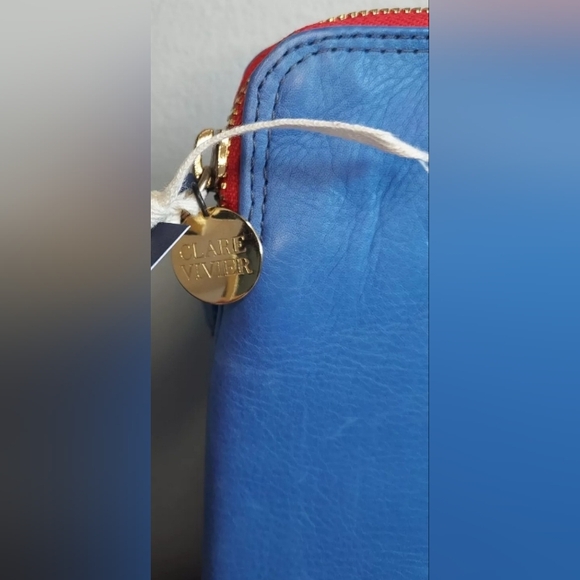 Clare Vivier Cobalt Blue Leather iPad Clutch - Picture 4 of 6